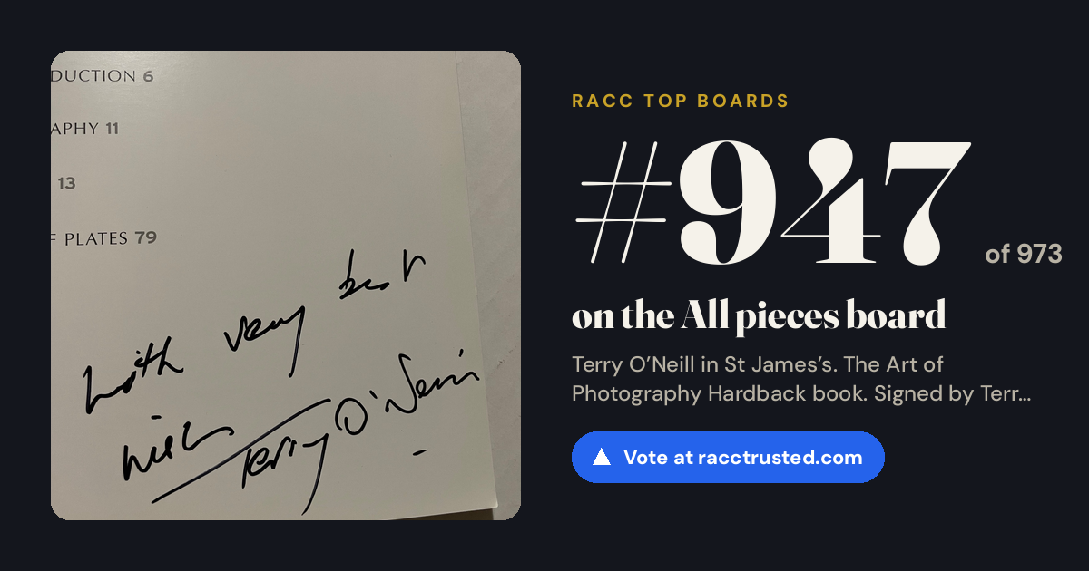 Share card: #947 of 957 on the All pieces board