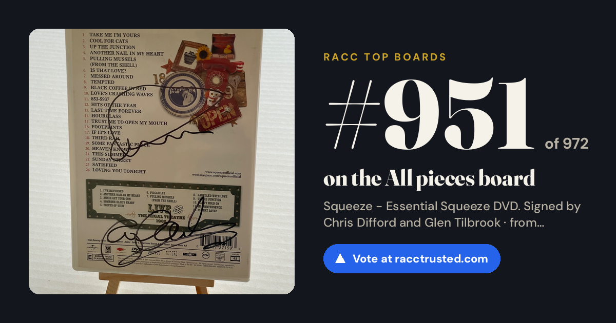 Share card: #951 of 957 on the All pieces board