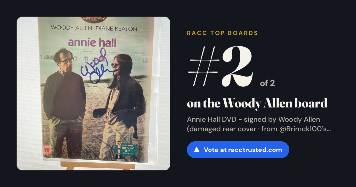 Share card: #2 of 2 on the Woody Allen board