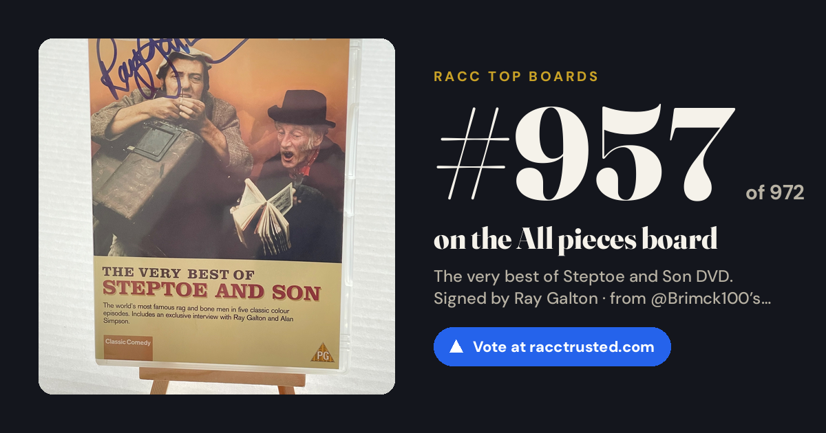 Share card: #957 of 957 on the All pieces board