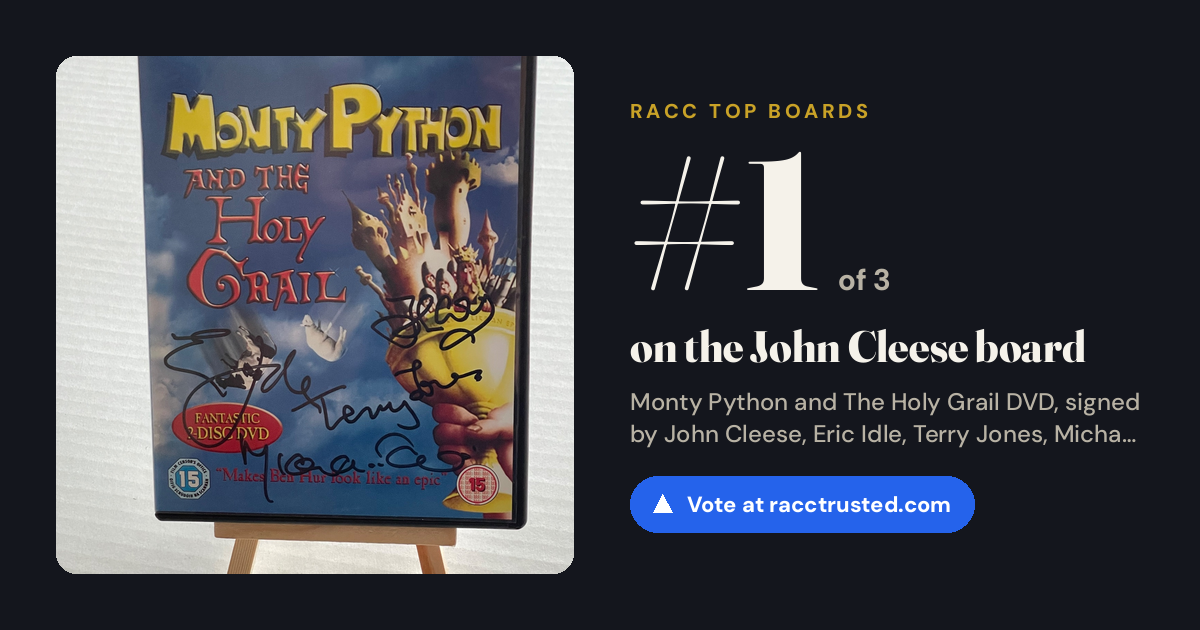 Share card: #1 of 3 on the John Cleese board