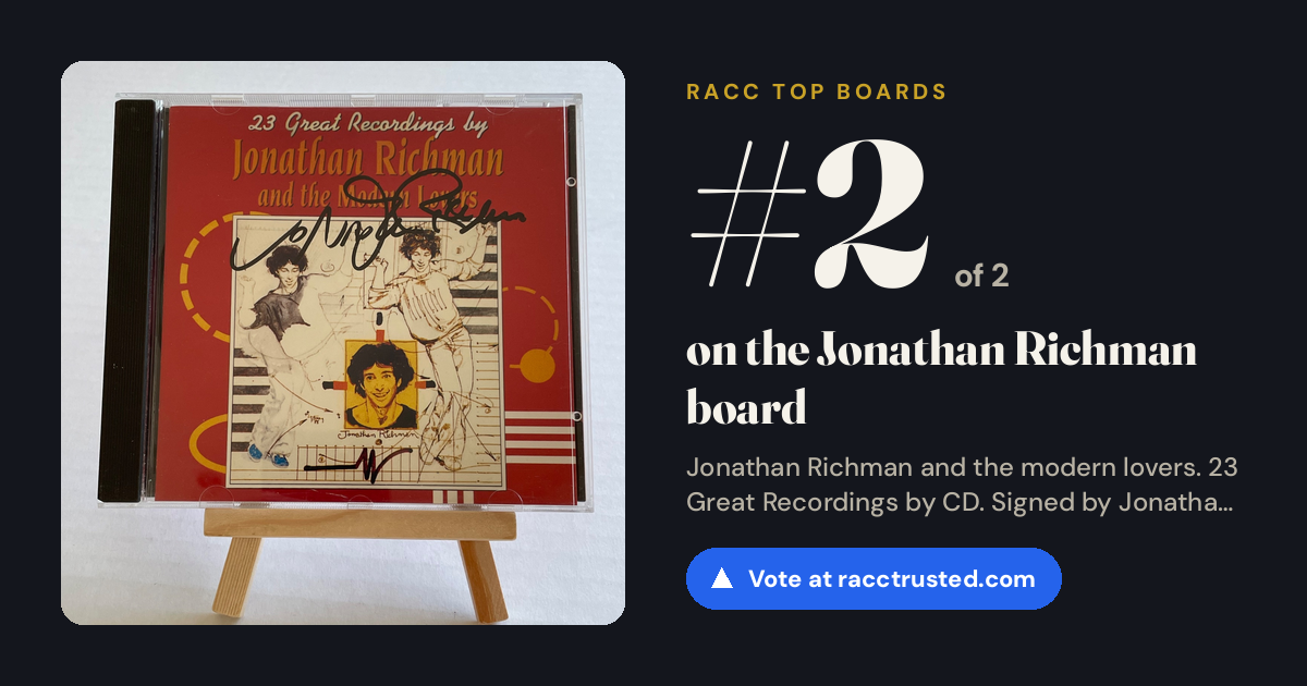 Share card: #2 of 2 on the Jonathan Richman board