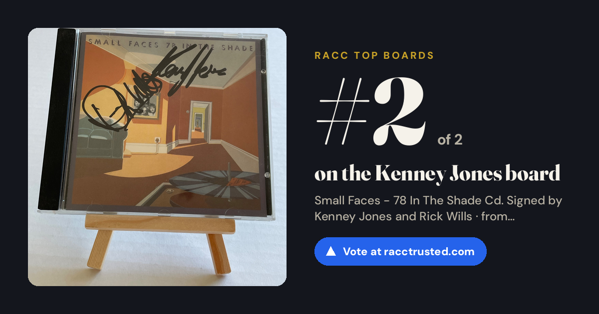 Share card: #2 of 2 on the Kenney Jones board