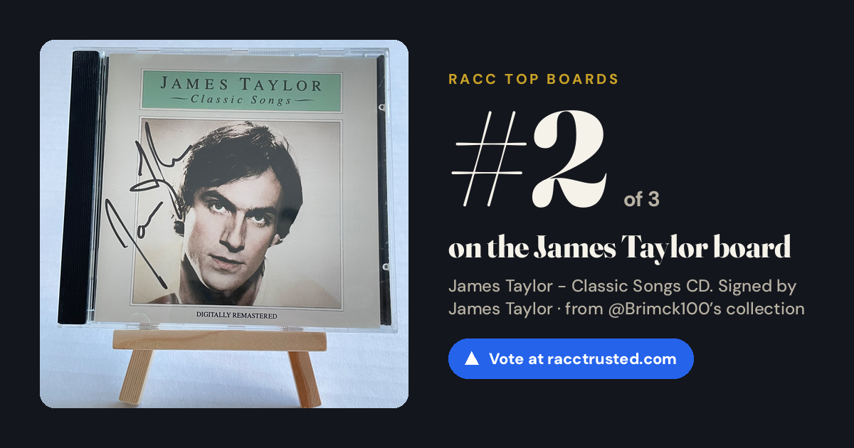 Share card: #2 of 2 on the James Taylor board