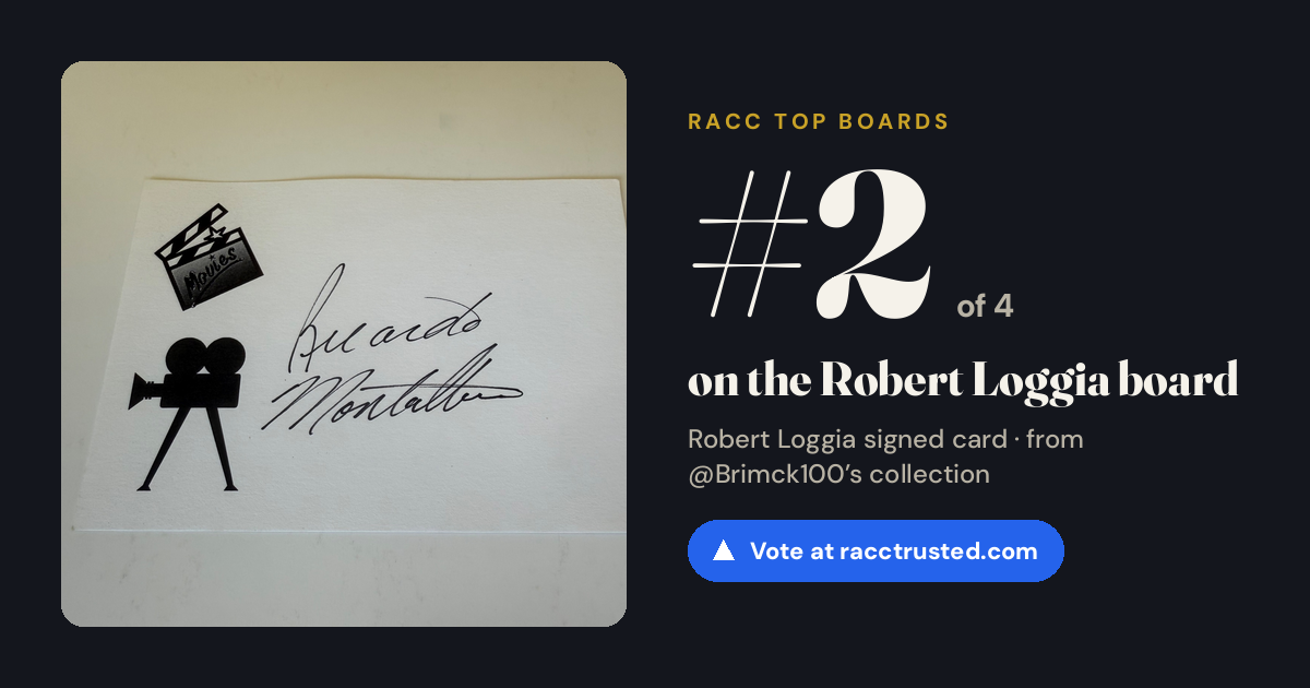 Share card: #2 of 4 on the Robert Loggia board