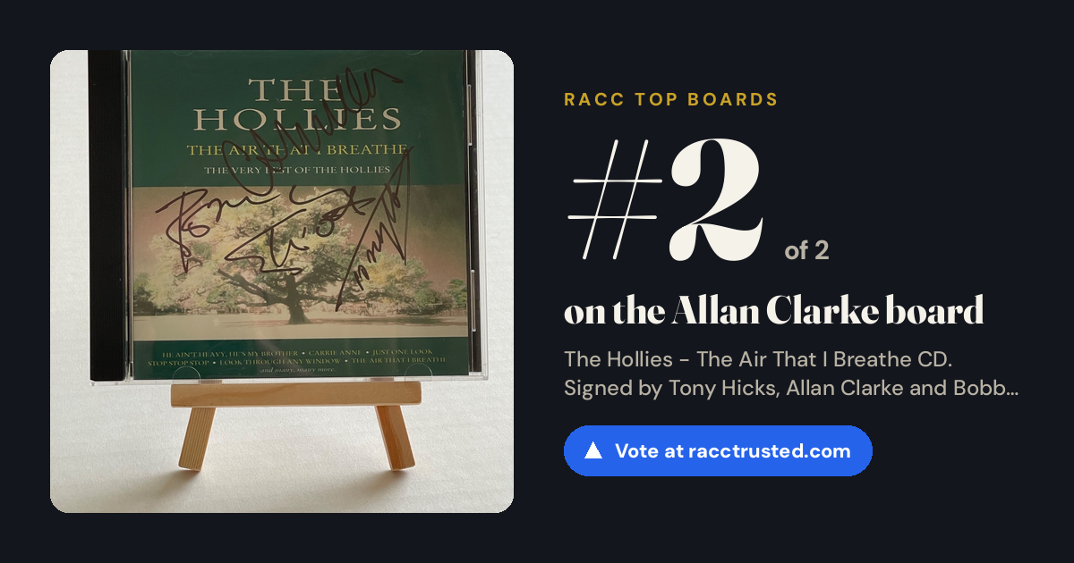 Share card: #2 of 2 on the Allan Clarke board