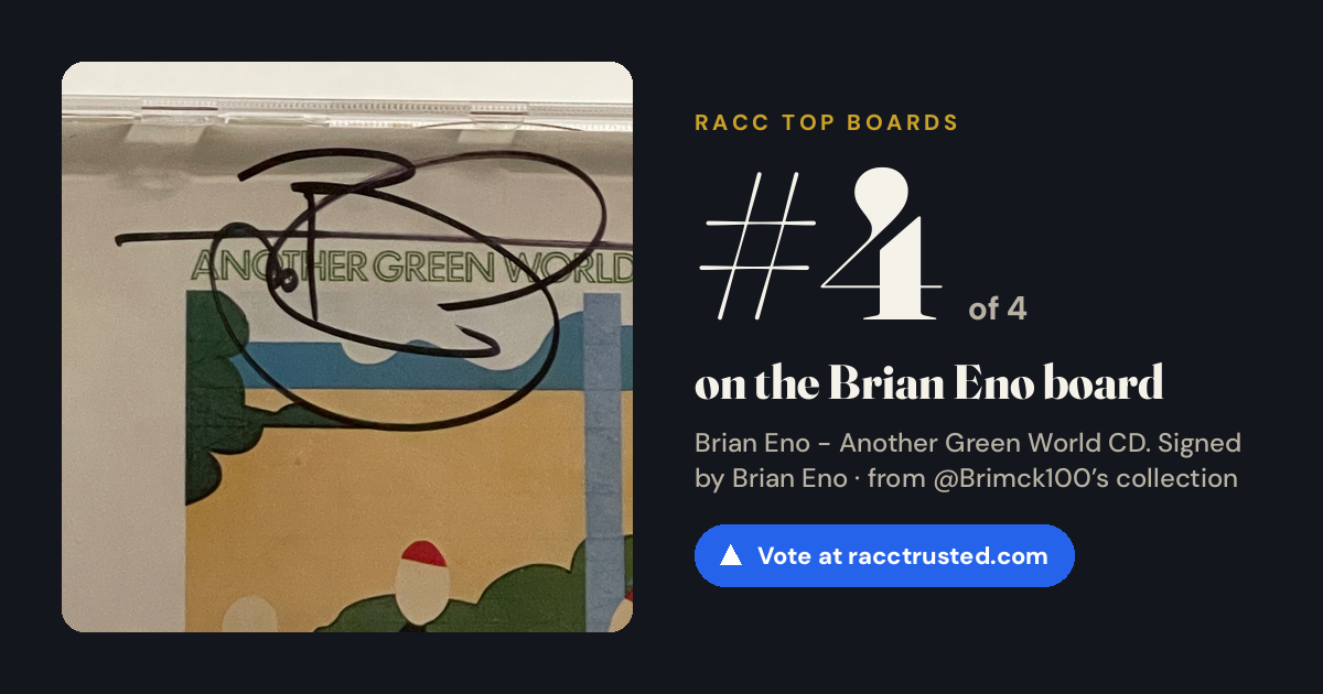 Share card: #4 of 4 on the Brian Eno board