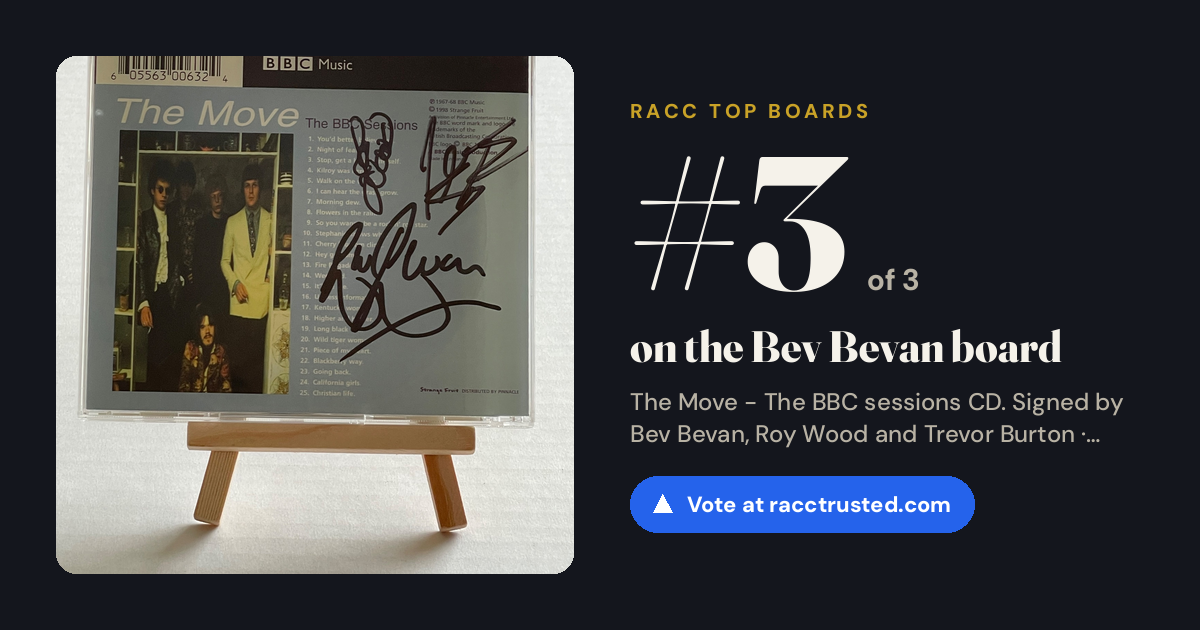 Share card: #3 of 3 on the Bev Bevan board