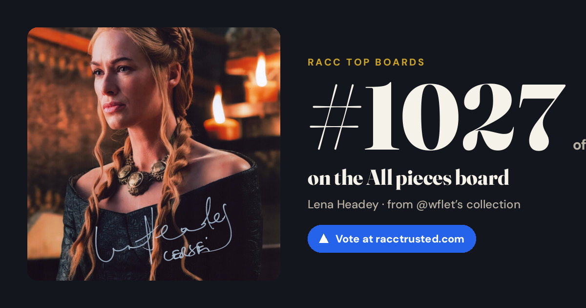 Share card: #1027 of 1031 on the All pieces board