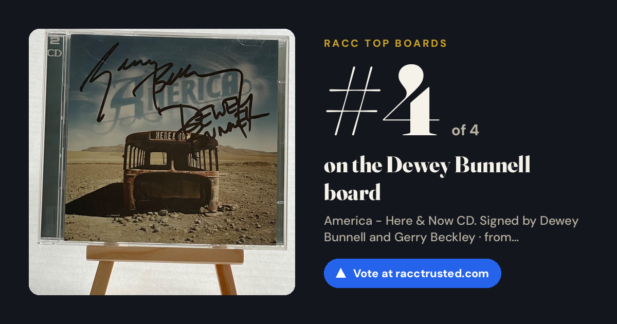 Share card: #4 of 4 on the Dewey Bunnell board