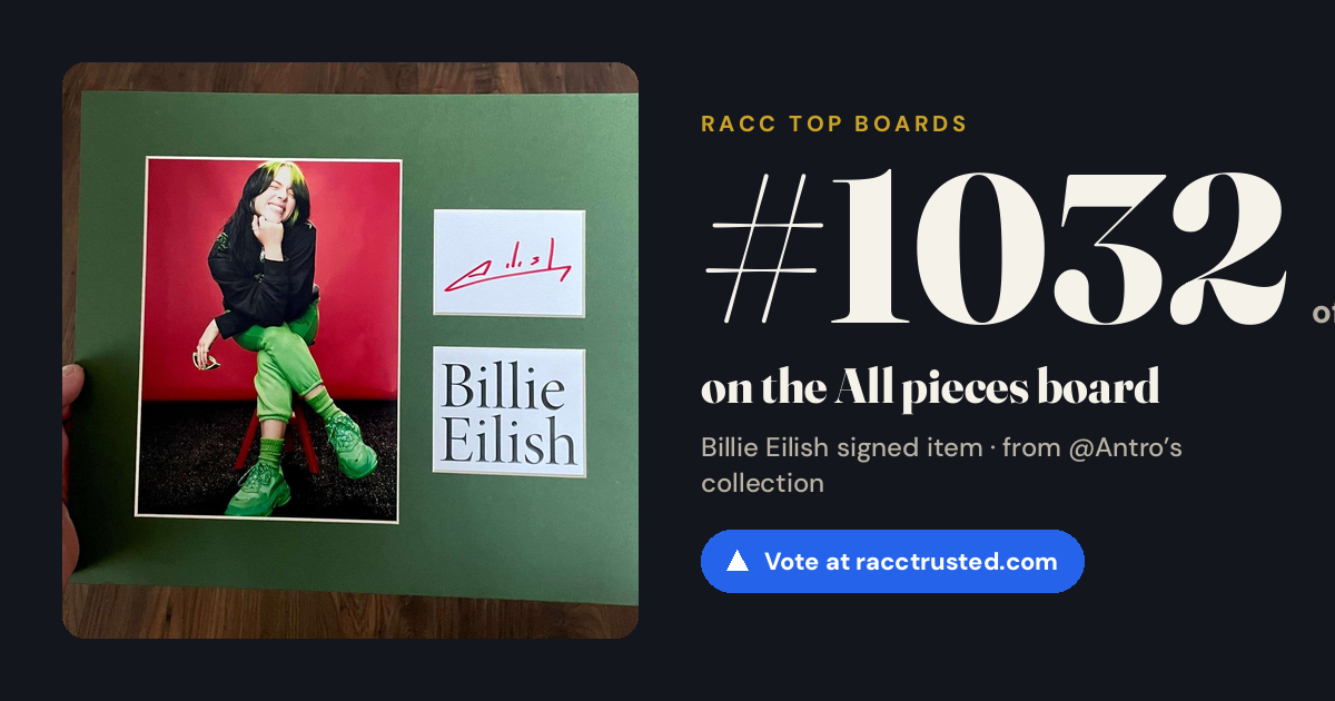 Share card: #1032 of 1034 on the All pieces board