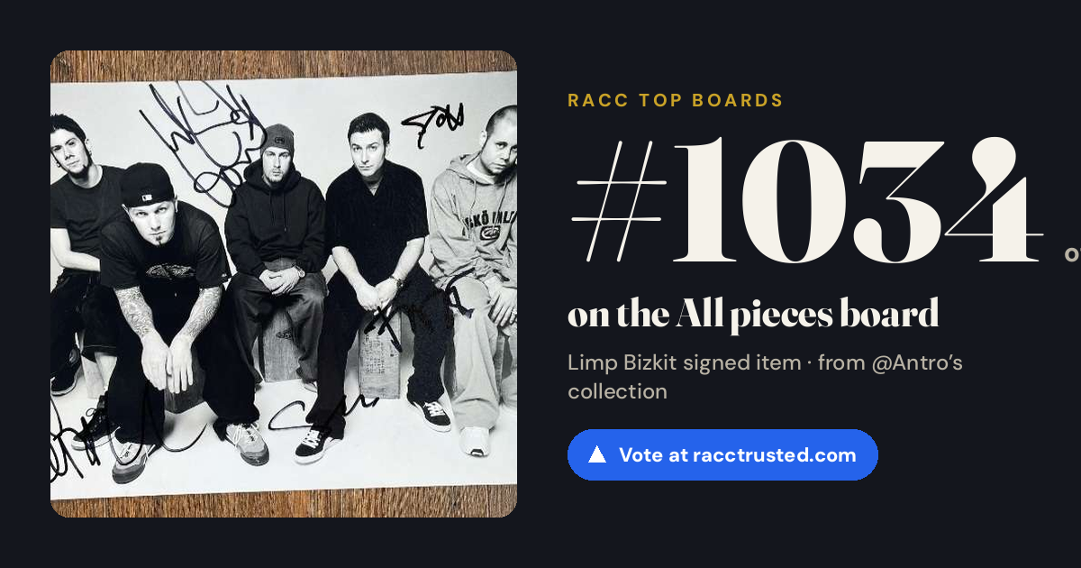 Share card: #1034 of 1034 on the All pieces board