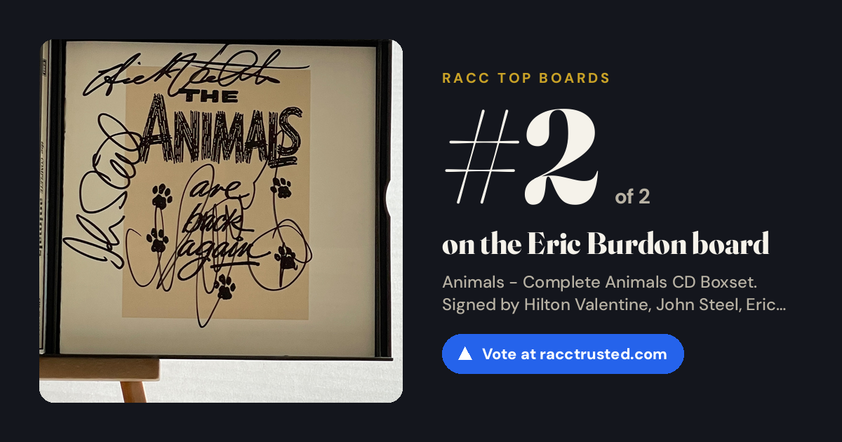 Share card: #2 of 2 on the Eric Burdon board