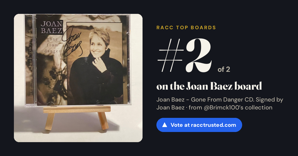 Share card: #2 of 2 on the Joan Baez board