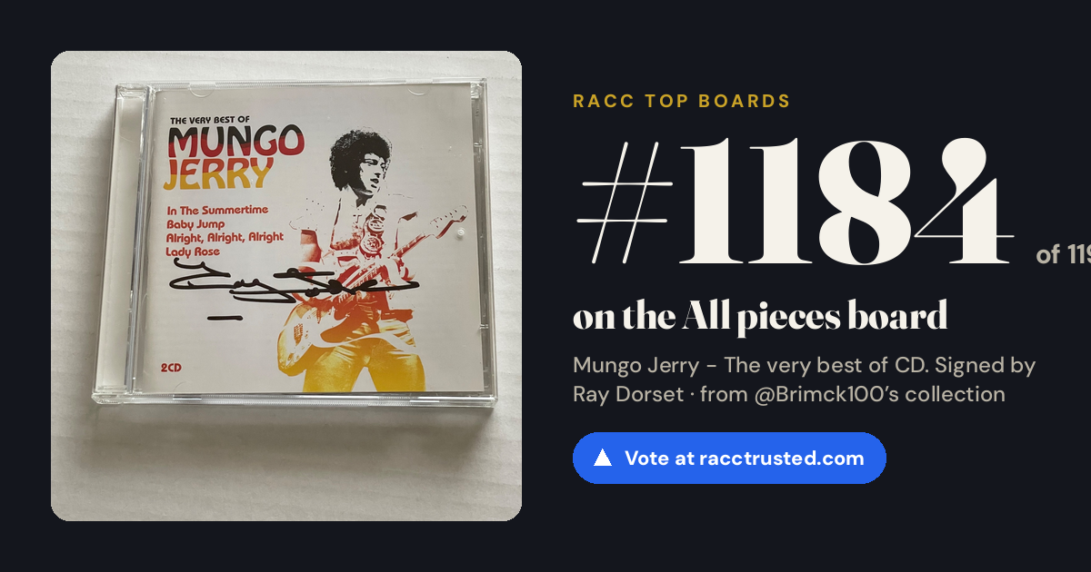 Share card: #1184 of 1191 on the All pieces board