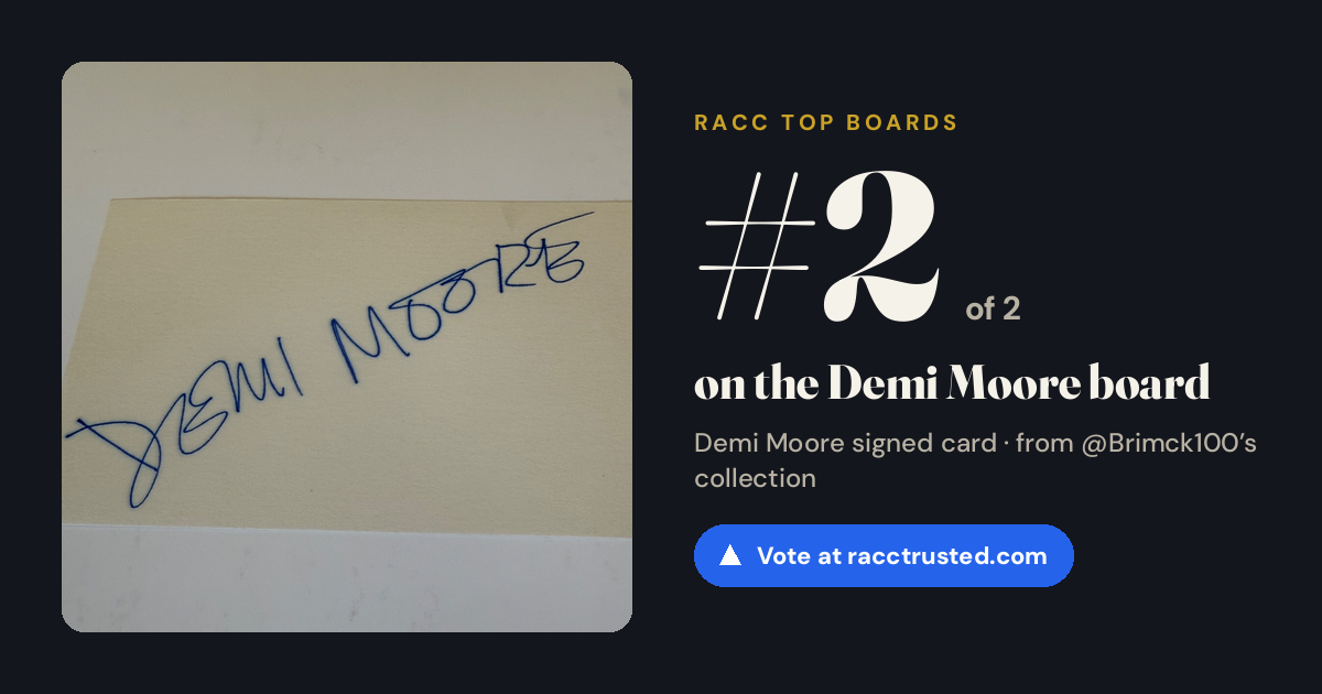 Share card: #2 of 2 on the Demi Moore board