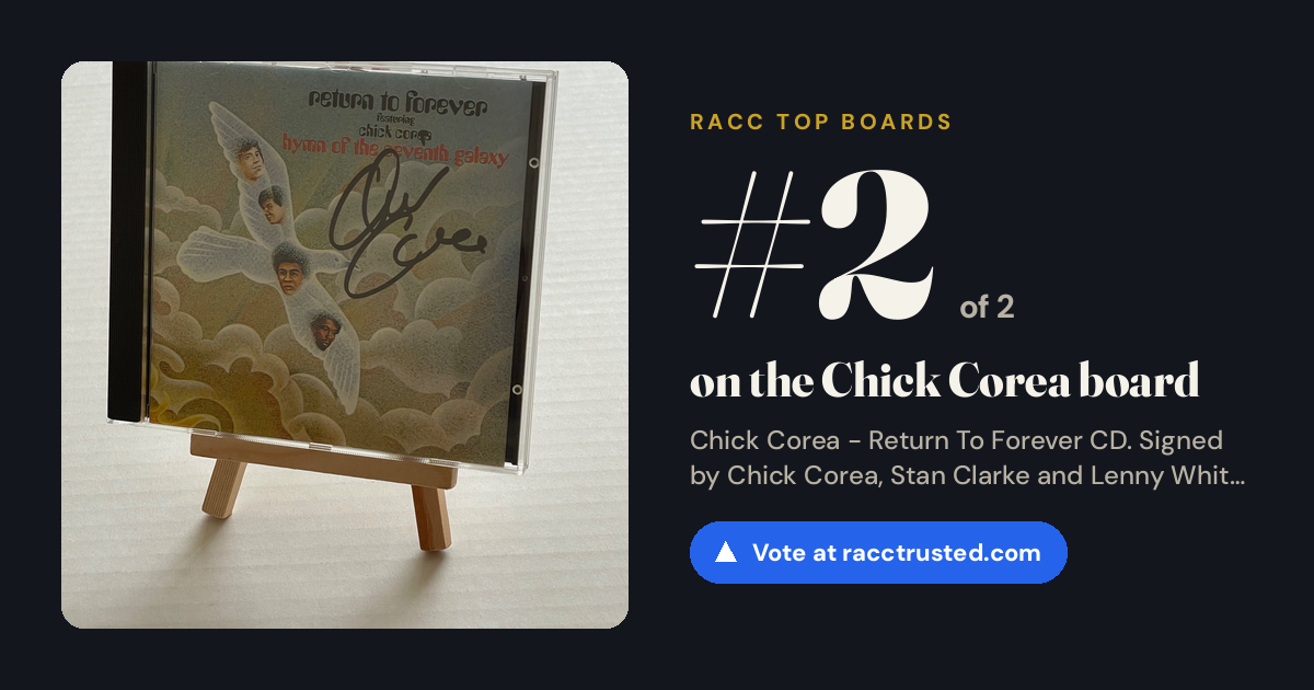 Share card: #2 of 2 on the Chick Corea board