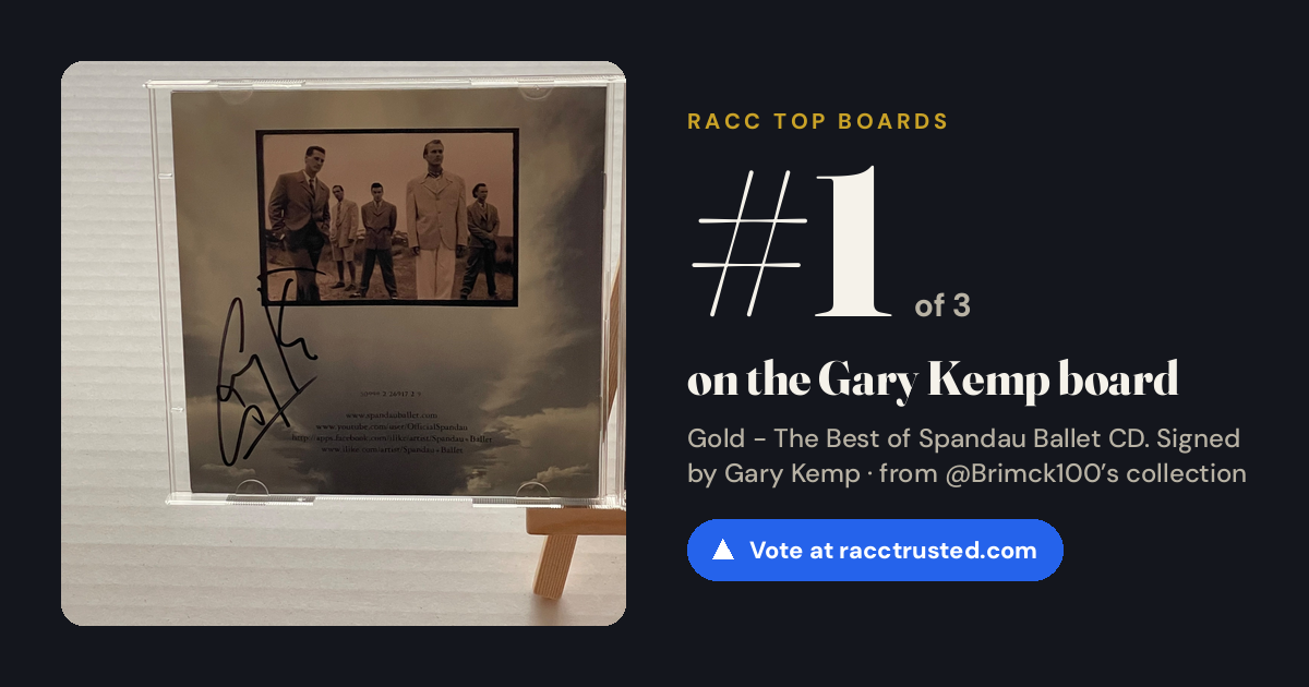 Share card: #1 of 3 on the Gary Kemp board