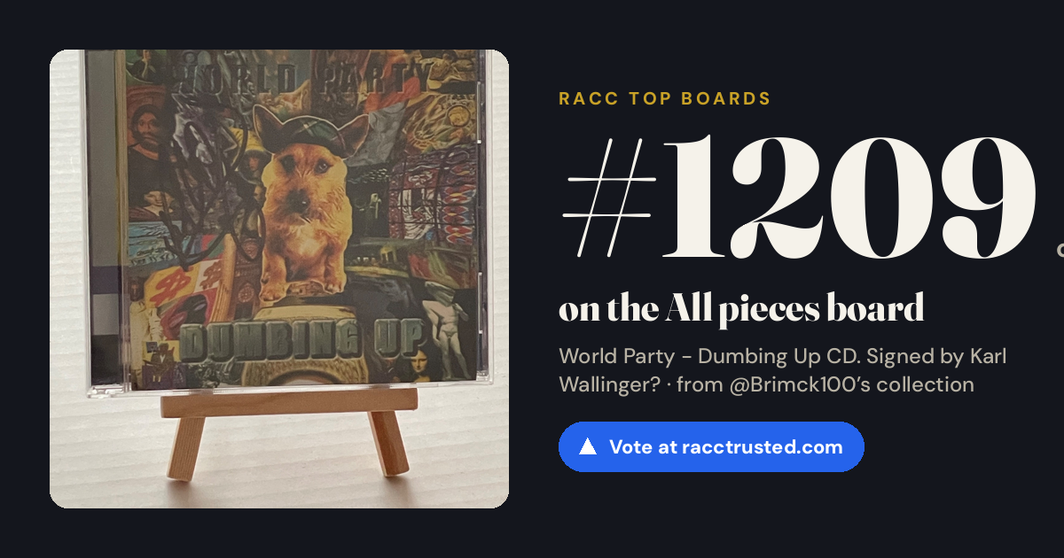 Share card: #1209 of 1212 on the All pieces board