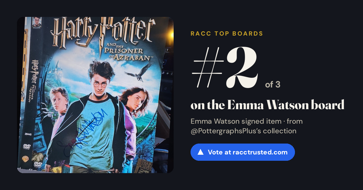Share card: #2 of 3 on the Emma Watson board