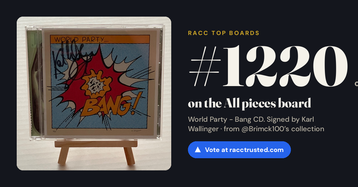Share card: #1220 of 1325 on the All pieces board