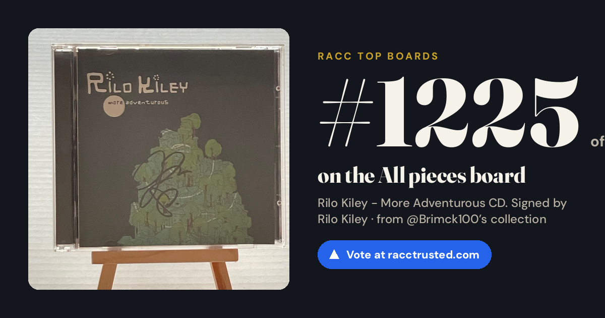 Share card: #1225 of 1325 on the All pieces board