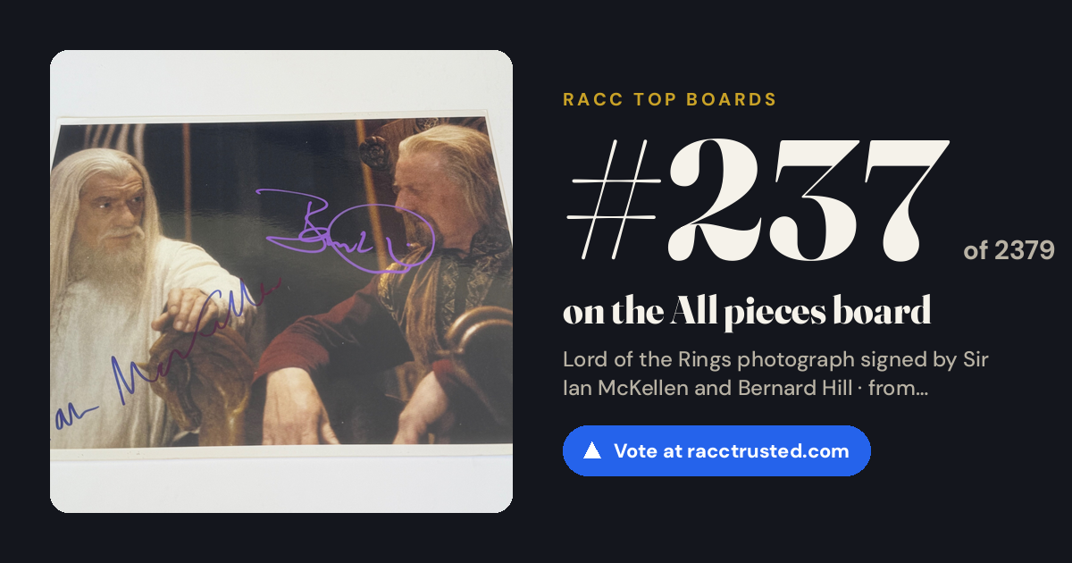 Share card: #237 of 2379 on the All pieces board