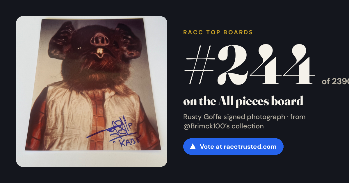 Share card: #244 of 2390 on the All pieces board