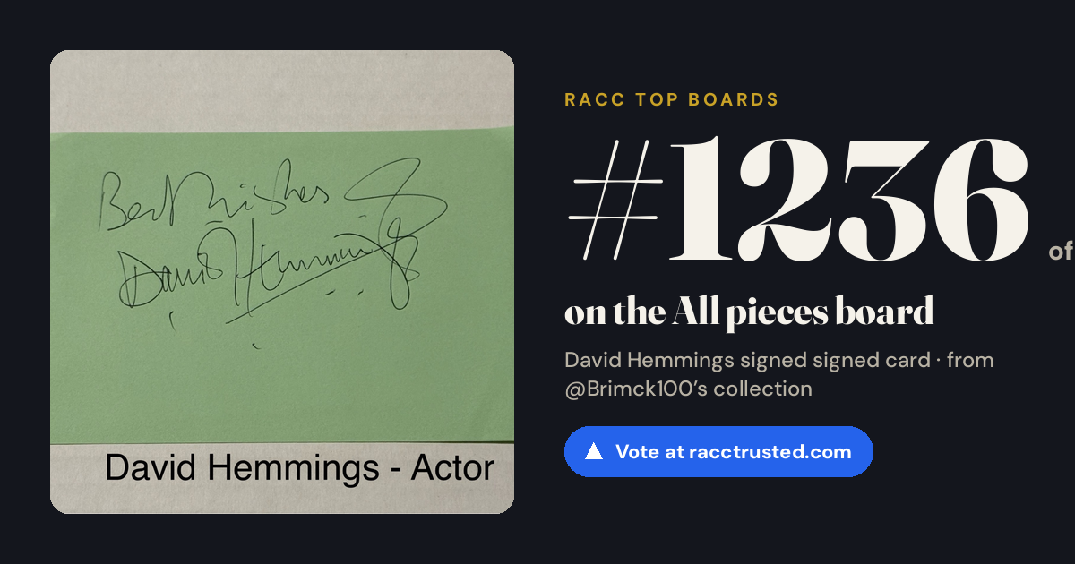 Share card: #1236 of 1334 on the All pieces board