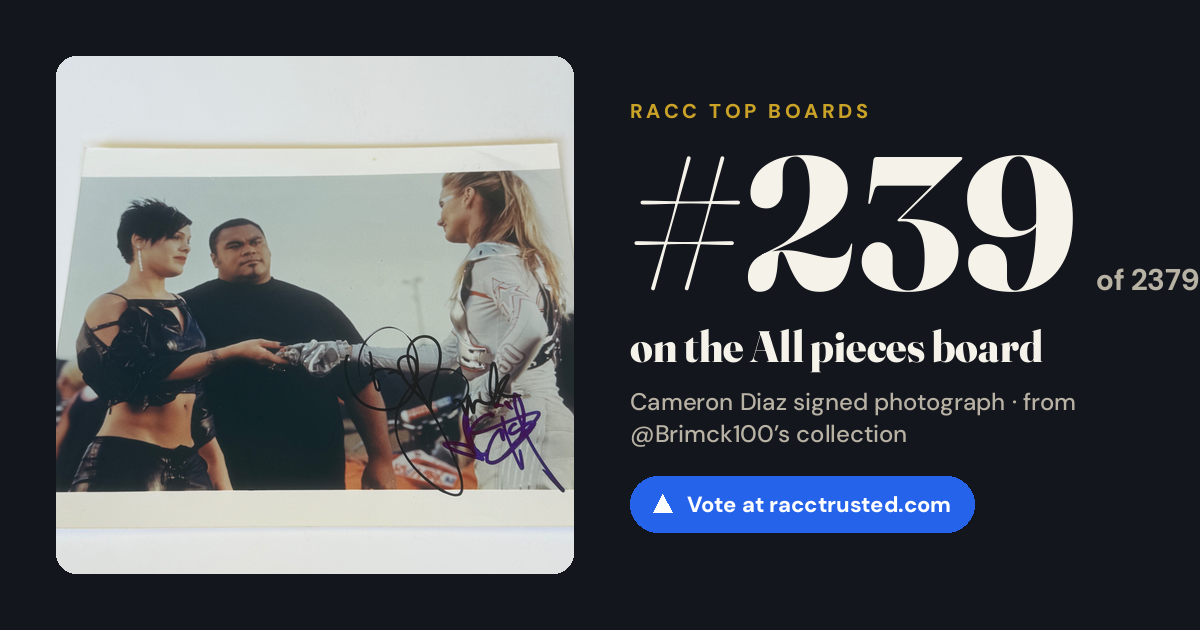 Share card: #239 of 2379 on the All pieces board