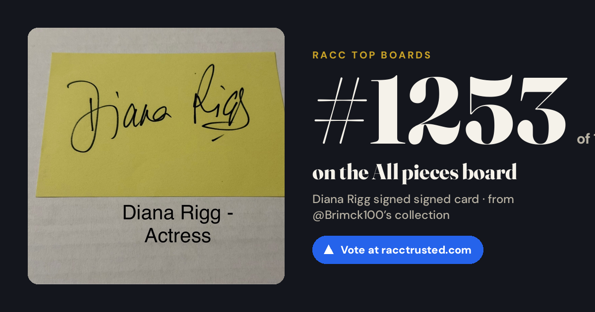 Share card: #1253 of 1334 on the All pieces board