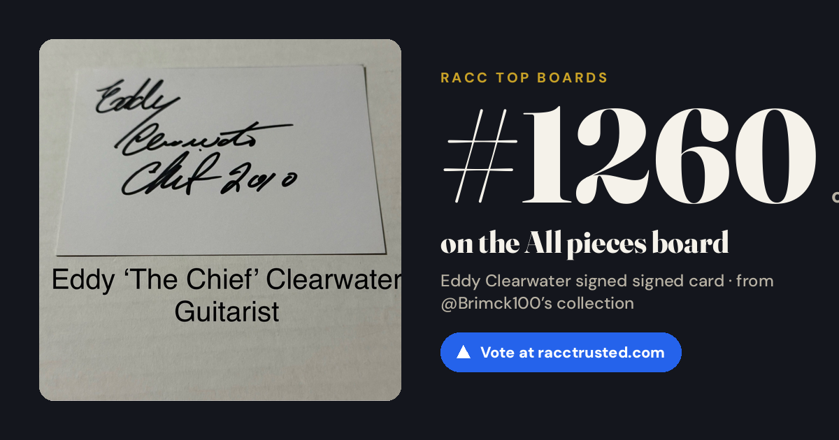Share card: #1260 of 1334 on the All pieces board