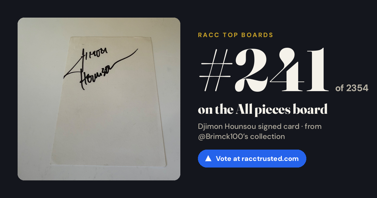 Share card: #241 of 2354 on the All pieces board