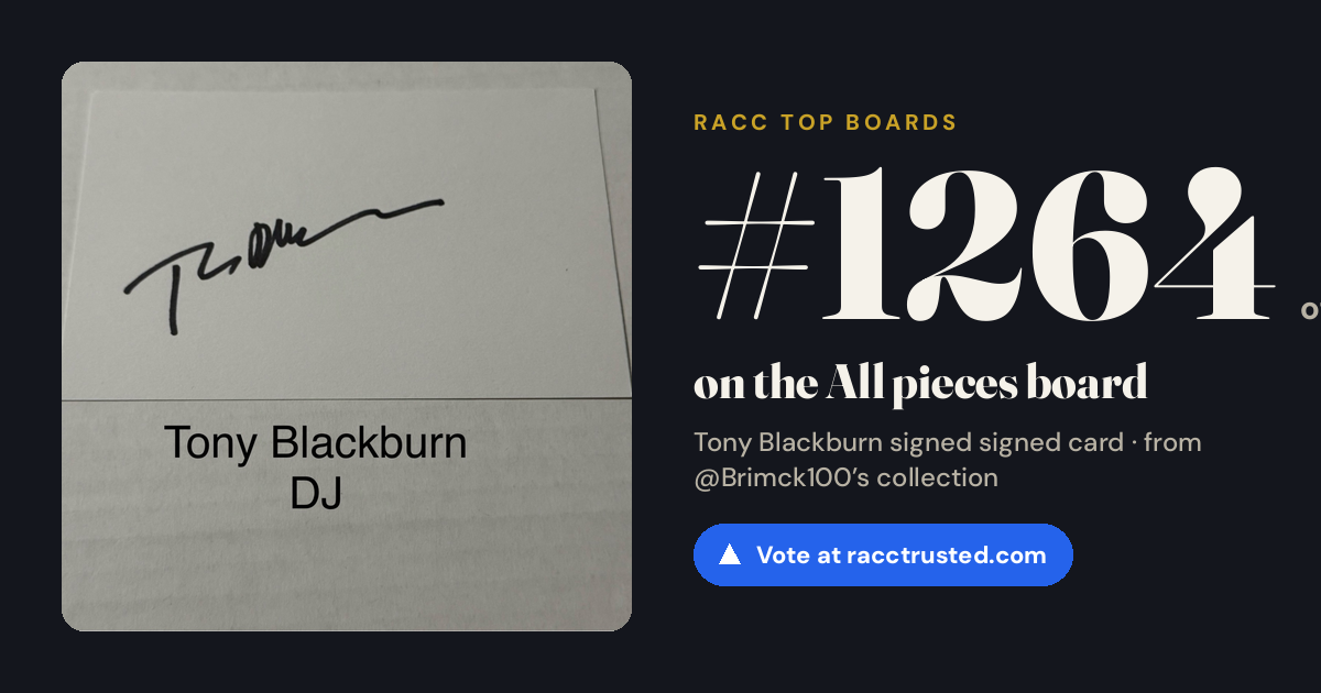 Share card: #1264 of 1334 on the All pieces board