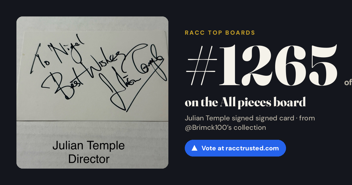 Share card: #1265 of 1334 on the All pieces board