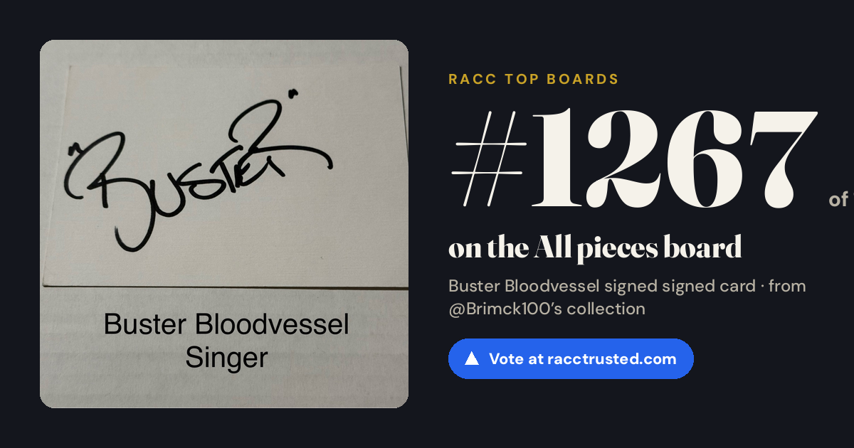 Share card: #1267 of 1334 on the All pieces board
