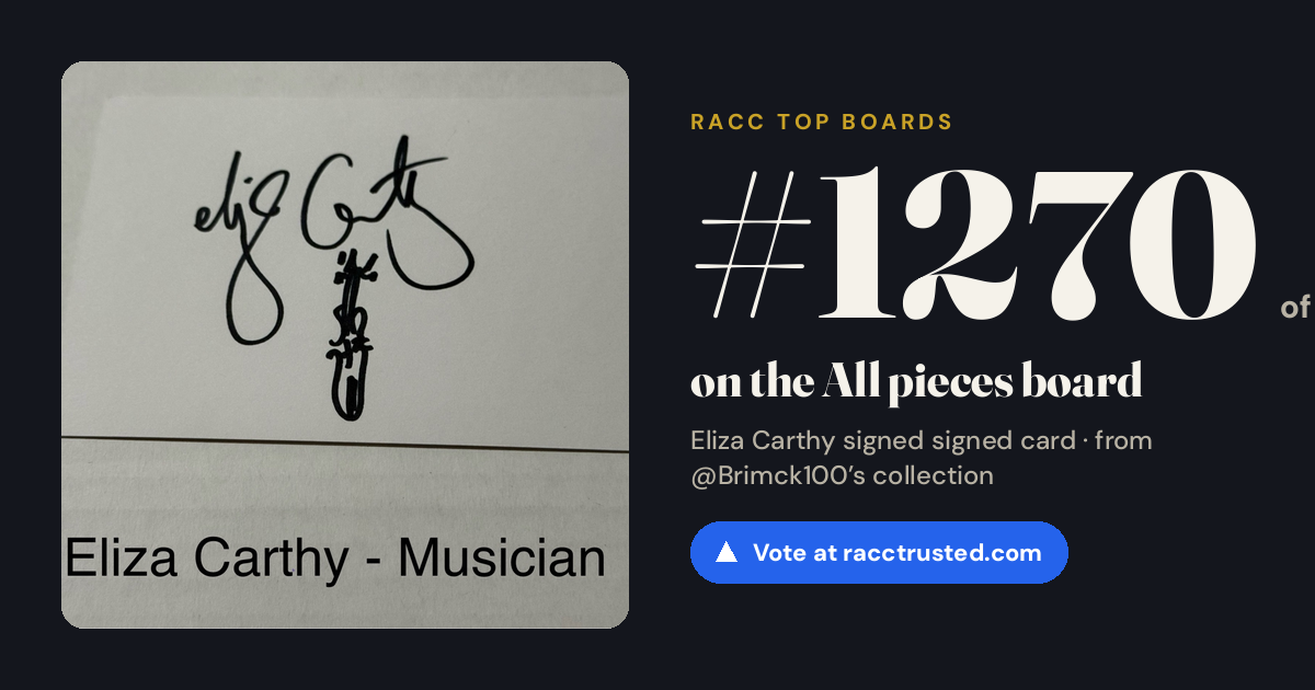 Share card: #1270 of 1334 on the All pieces board