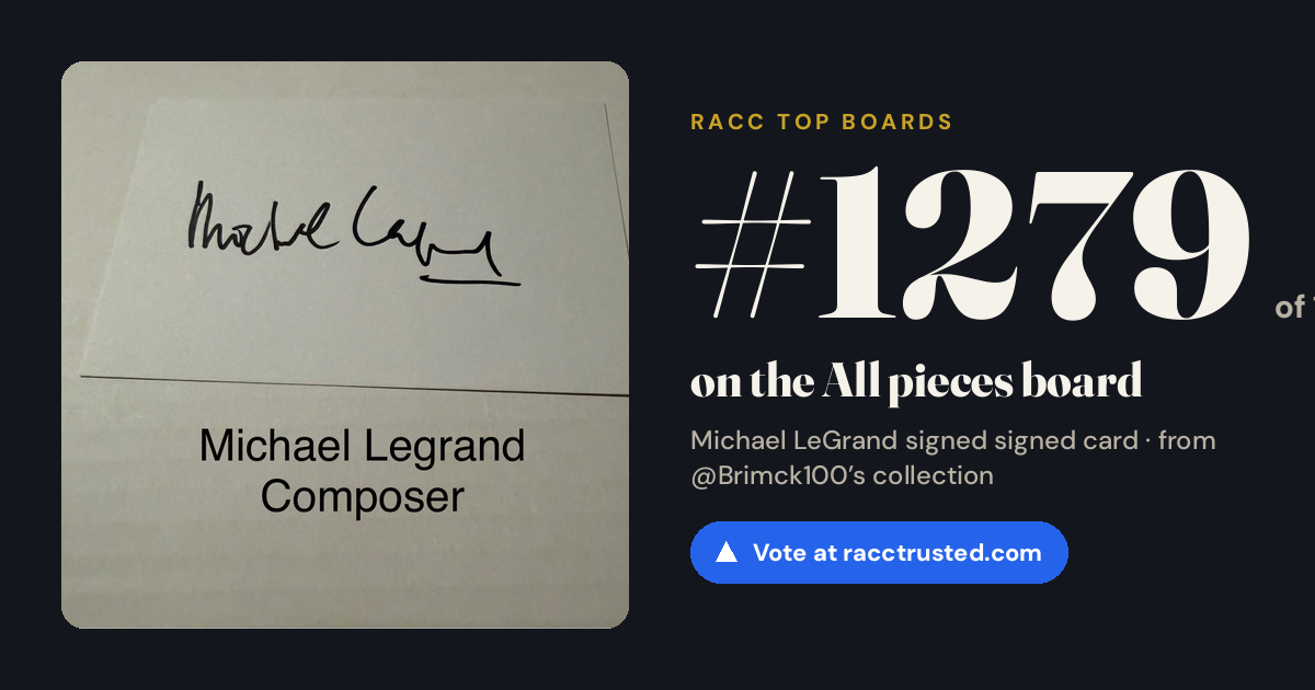 Share card: #1279 of 1334 on the All pieces board