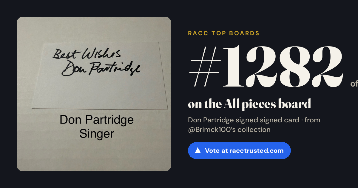 Share card: #1282 of 1334 on the All pieces board