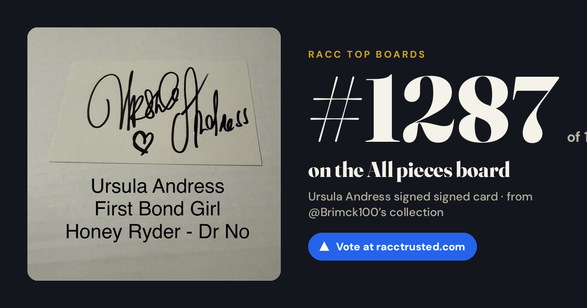 Share card: #1287 of 1334 on the All pieces board