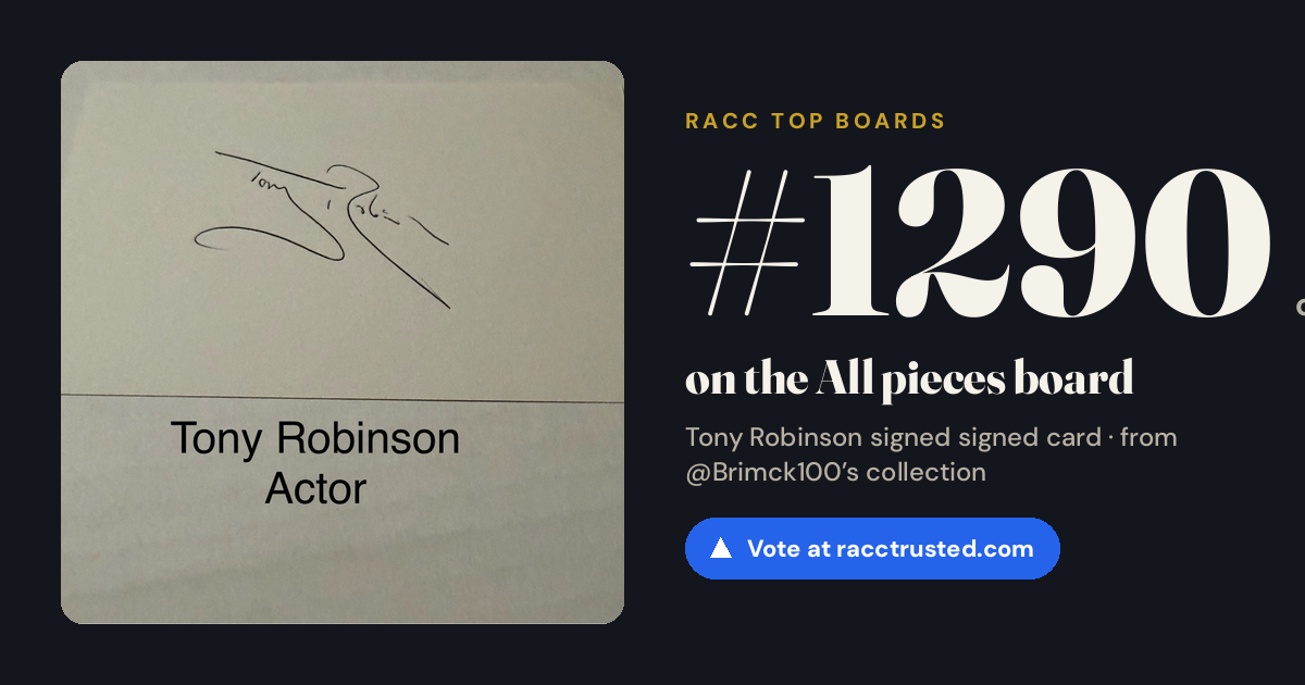 Share card: #1290 of 1334 on the All pieces board