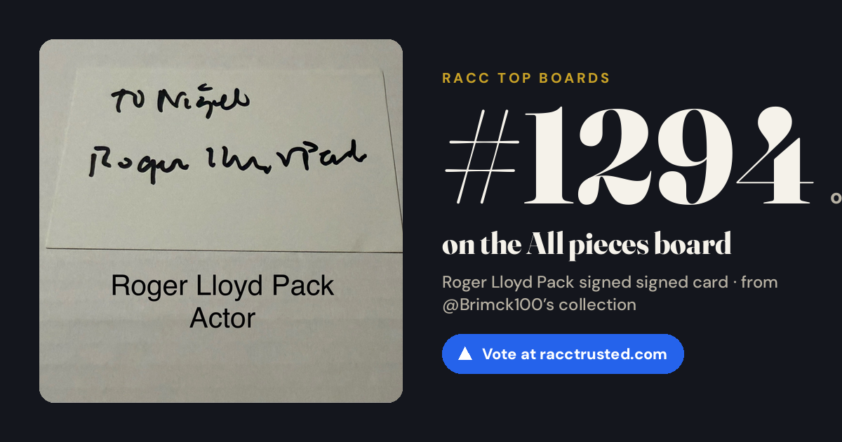 Share card: #1294 of 1334 on the All pieces board