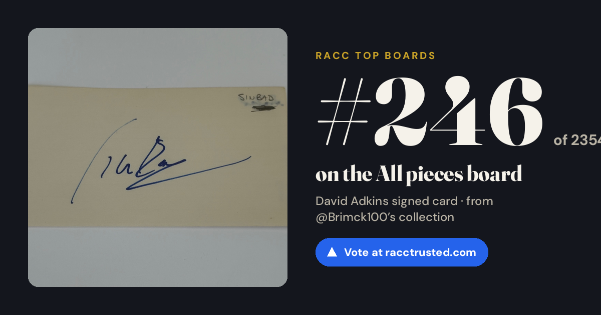 Share card: #246 of 2354 on the All pieces board