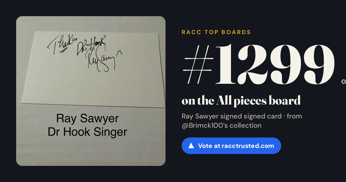 Share card: #1299 of 1334 on the All pieces board