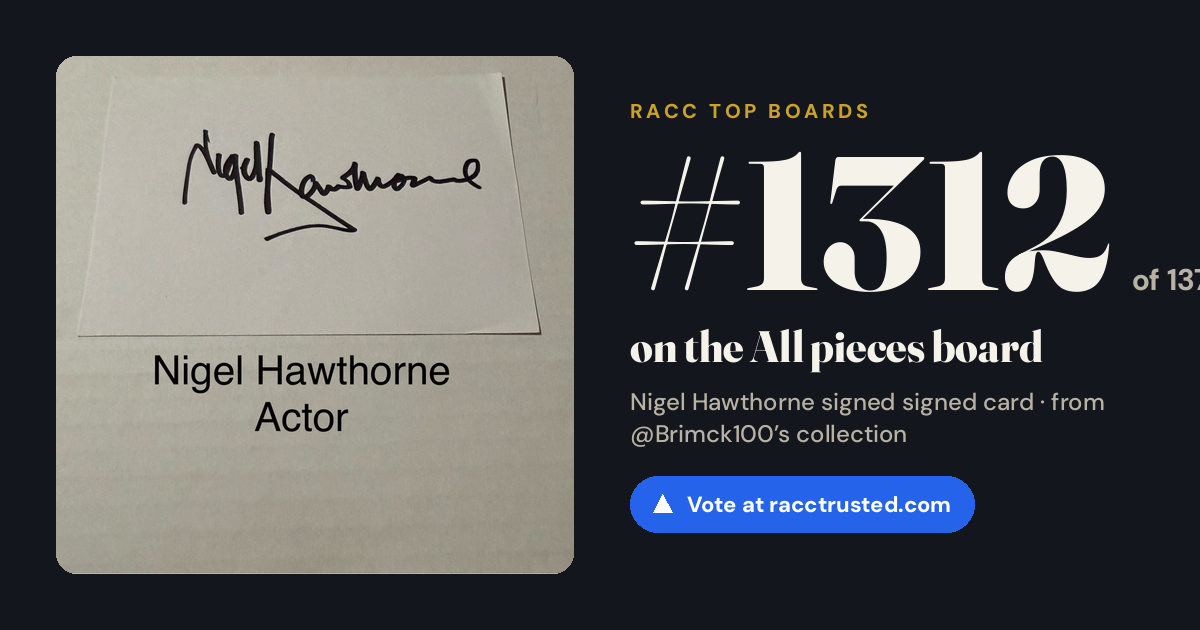 Share card: #1312 of 1334 on the All pieces board