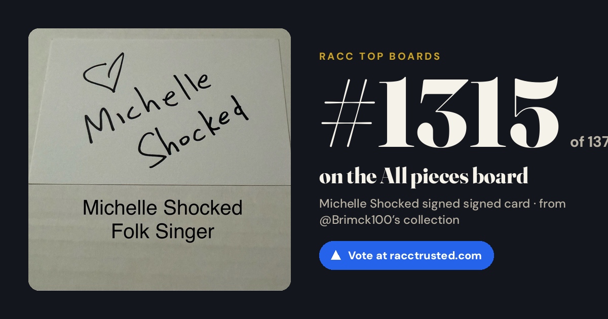 Share card: #1315 of 1334 on the All pieces board