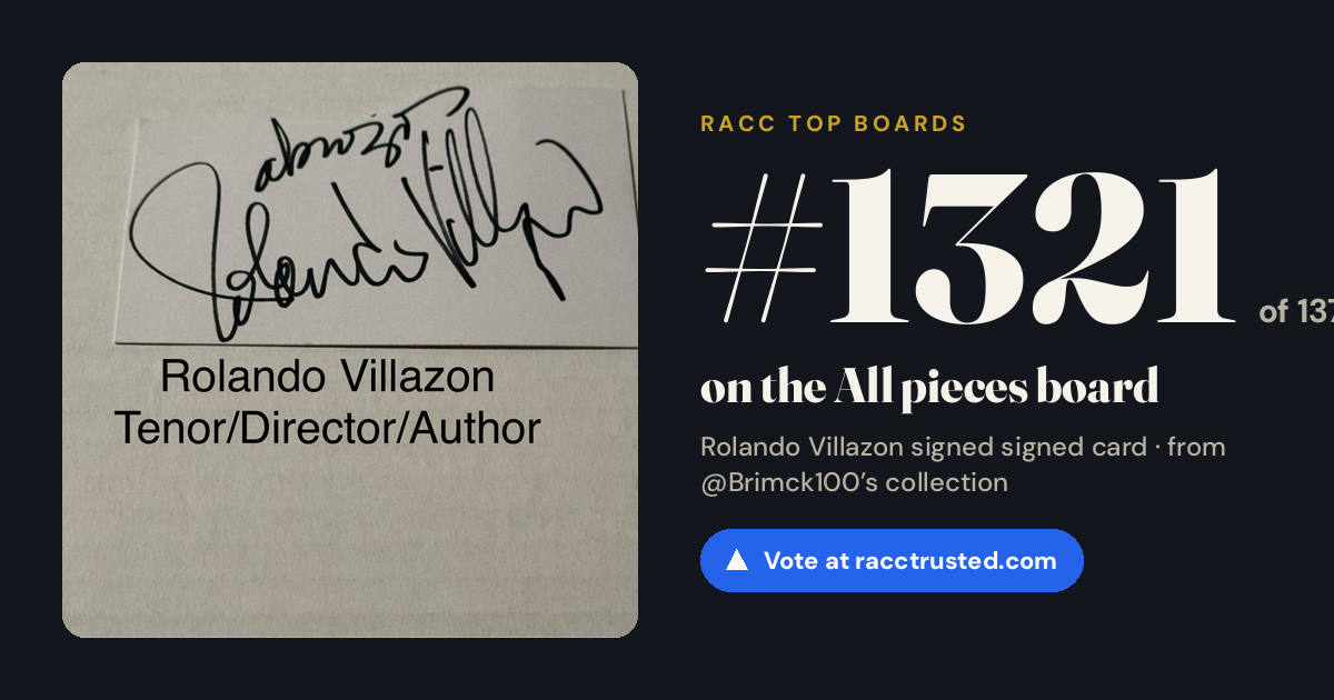 Share card: #1321 of 1334 on the All pieces board