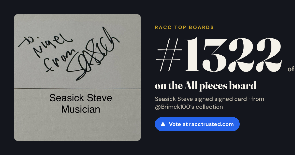 Share card: #1322 of 1334 on the All pieces board