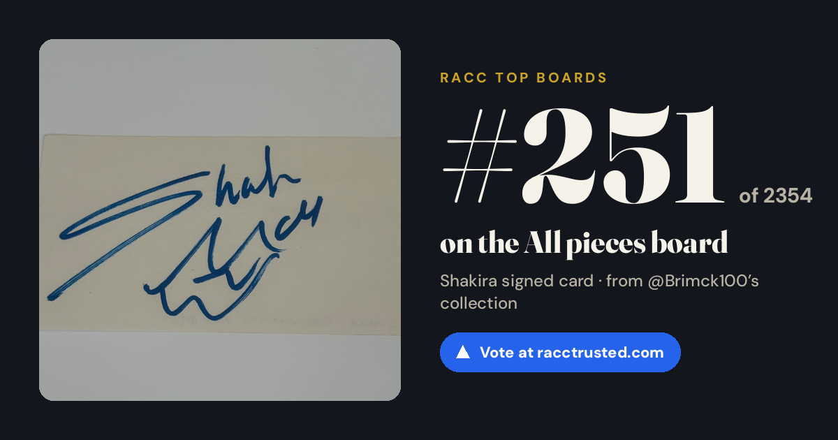 Share card: #251 of 2354 on the All pieces board