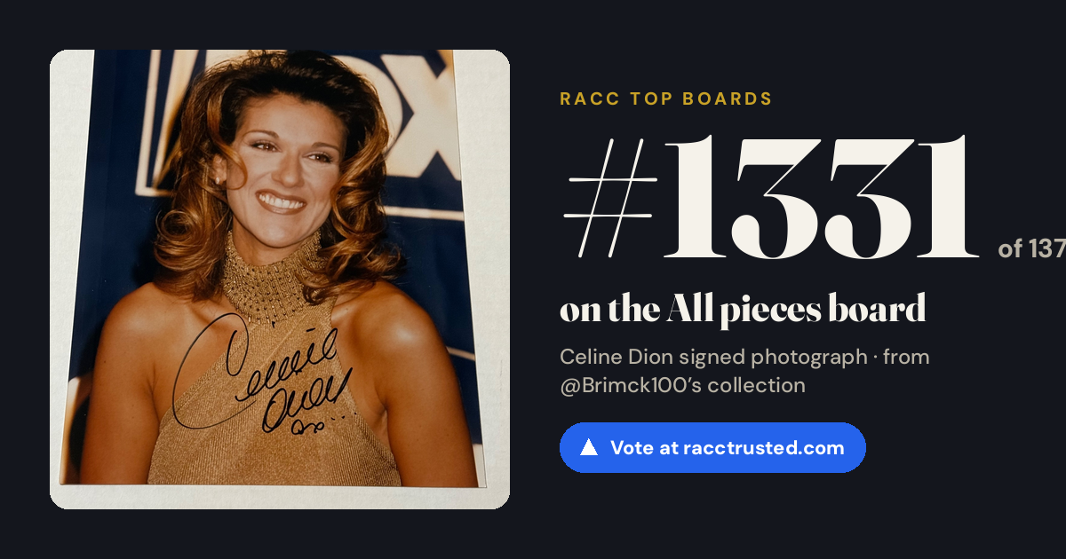 Share card: #1331 of 1334 on the All pieces board